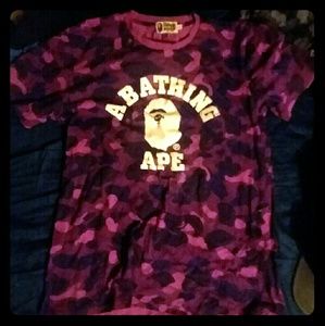 BAPE college T-shirt
